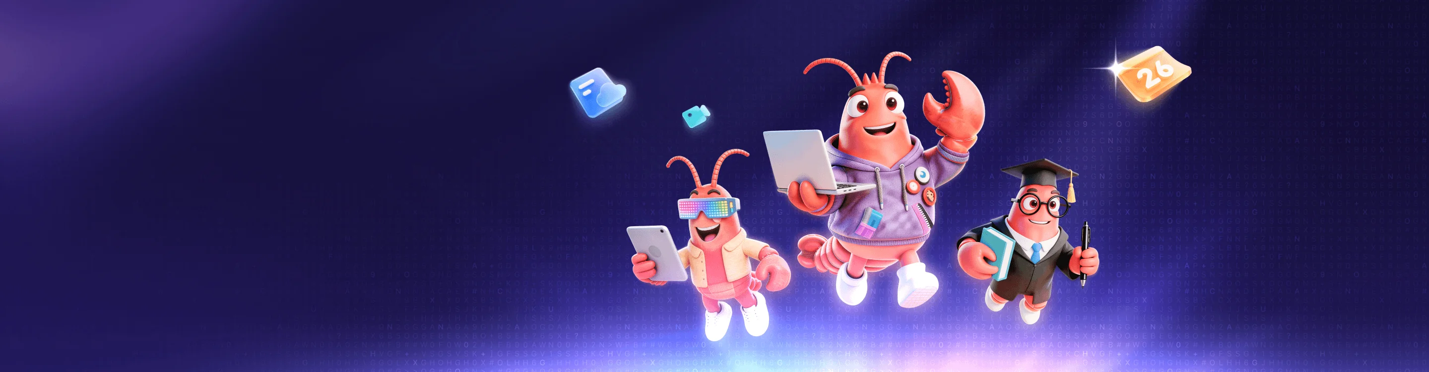 MentalOS AI operating partner mascot banner